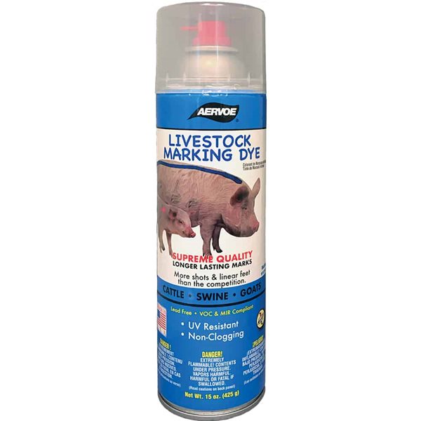 AERVOE livestock marking spray blue 15 oz / 425 g