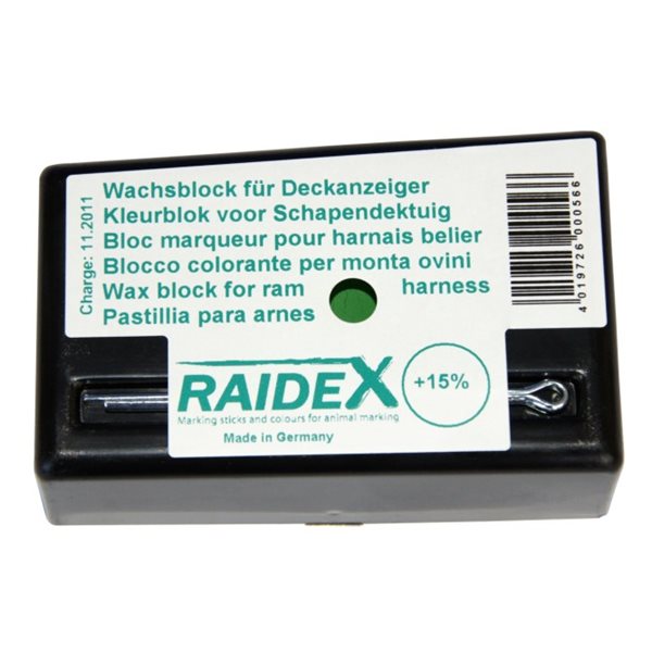 Raidex marking block green