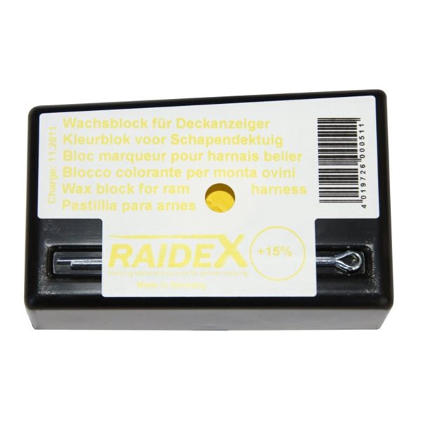 Raidex marking block yellow
