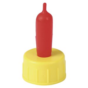 Red Screw-on teat Pritchard style pk / 5