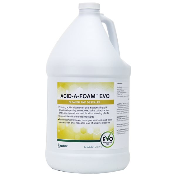 Acid-A-Foam EVO nettoyant et détartant 3.79 L