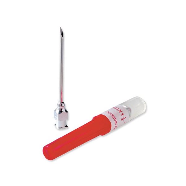 Detectable needles D3 BH 18 g x 3 / 4" box / 100