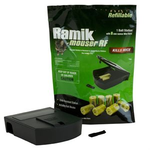 RAMIK refillable bait station 8 blocks / pk