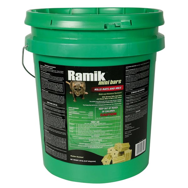 RAMIK Rodent Control Blocks pail / 320 x 28.3 g