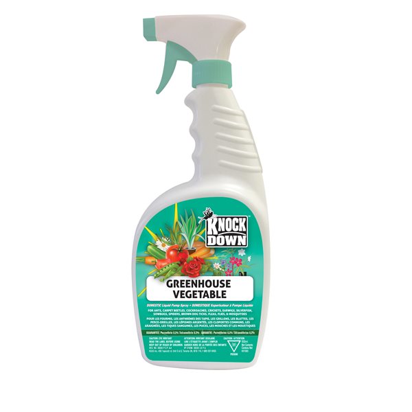 Knock Down insecticide légumes de serre 950 ml pompe