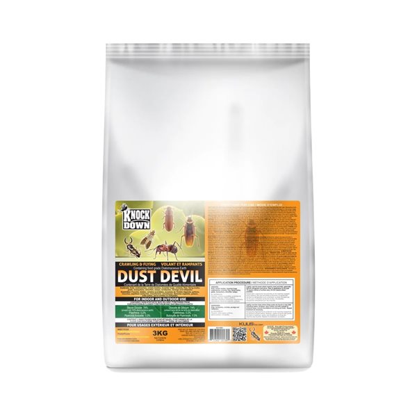 Dust Devil PRO tueur multi-insecte terre diatomées 3 kg