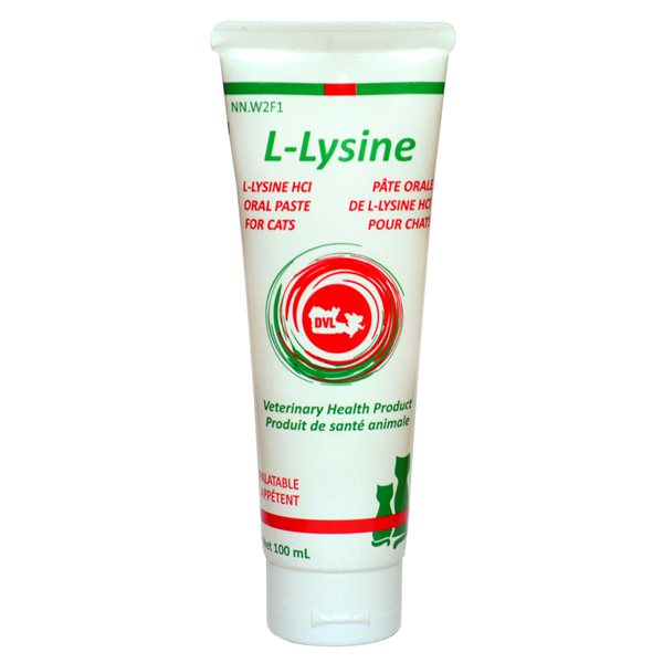 Pâte orale de L-Lysine HCI pour chats 100 ml