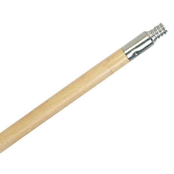 Wood handle with metal thread 48`'
