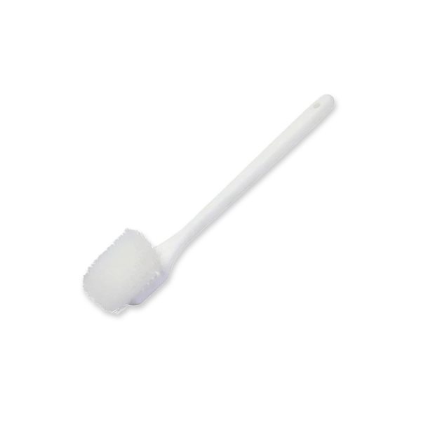 Long handle brush white 20'' - bristle 2''