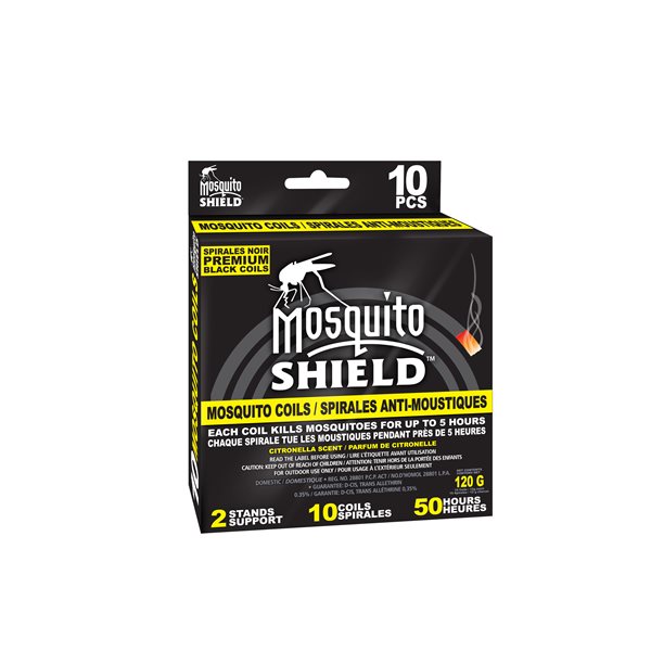 Spirale anti-moustiques Mosquito Shield boîte (10 X 12g)