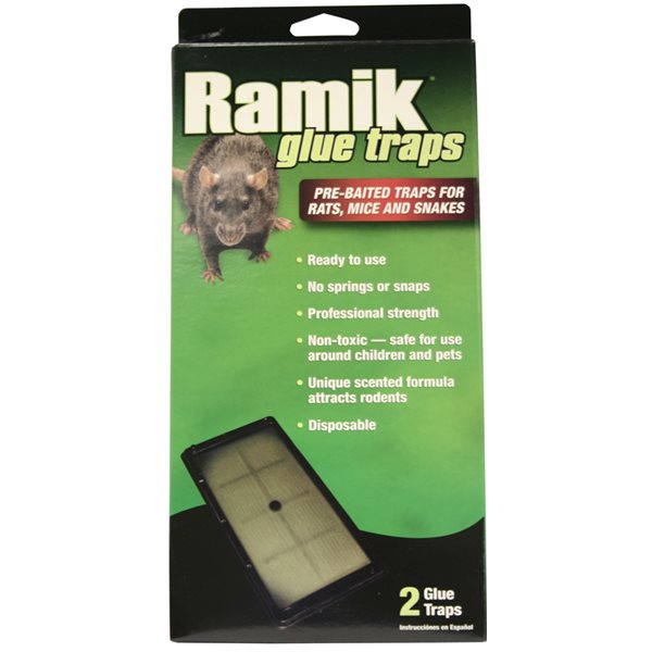 RAMIK Piège collant pour rats emb / 2
