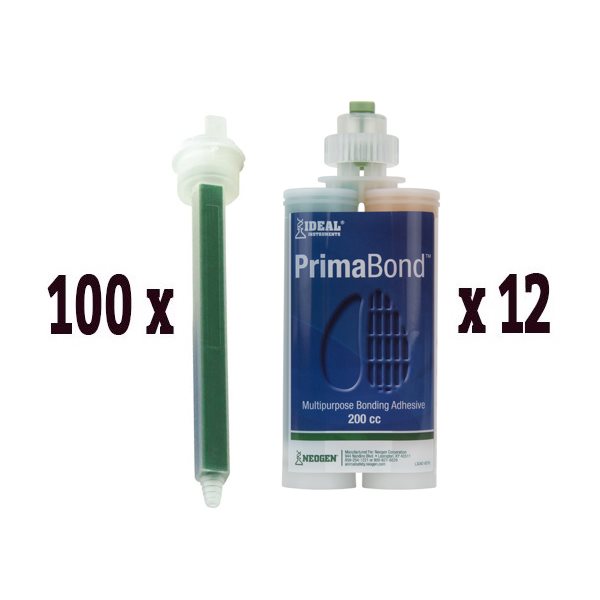 PrimaBond combo pak: 12 tubes 200cc & 100 tips