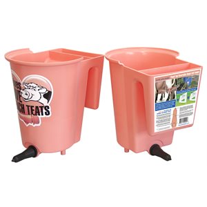 PEACH teat reversible single calf bucket 8 L