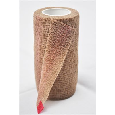 SyrFlex cohesive bandages 4'' natural box / 18