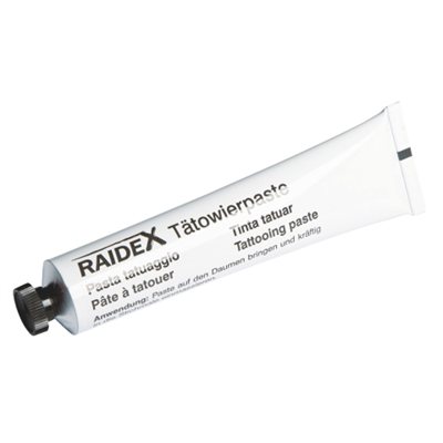 Encre à tatouer RAIDEX pâte noire 60 g
